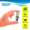 HQRP 2-Pack BA15s 18 LEDs Light Bulb Warm White Replacement