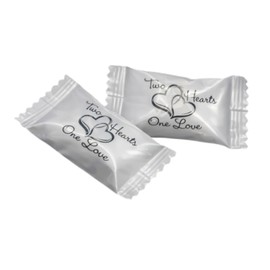 216ct Butter Mints Bulk - Two Hearts Buttermints Individually Wrapped for Wedding Favors, Bridal Shower, Reception Candy Buffet - Thank You Mints for Guests, Welcome Bags, Party Favors