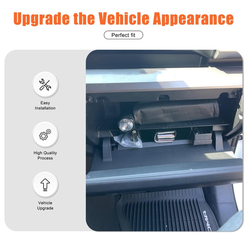 CHEAYAR Glove Box Dividers Organizer Compatible with Toyota Tacoma 2024