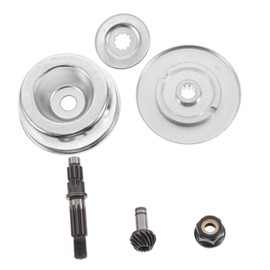 Generic 1Set Durable Metal Gear Box Protective Cover for Grass Trimmer Lawn Mower Maintenance Kit with Adapter Compatible with Models Essential Accessories