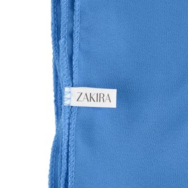 ZAKIRA Chiffon Scarf Sheer Wrap for Women (Turquoise)