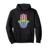 Hamsa Hand, All Seeing Eye, Lucky Charms, Fortune, Rainbow Pullover