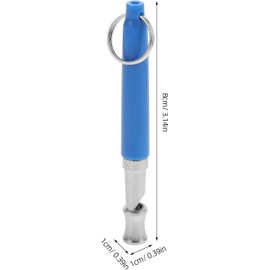 Dog Whistle, Dog Whistle to Stop Barking Neighbors Dog Adjustable Ultrasonic Dog Whistle for Dog Training (Turquoise, One Size)
