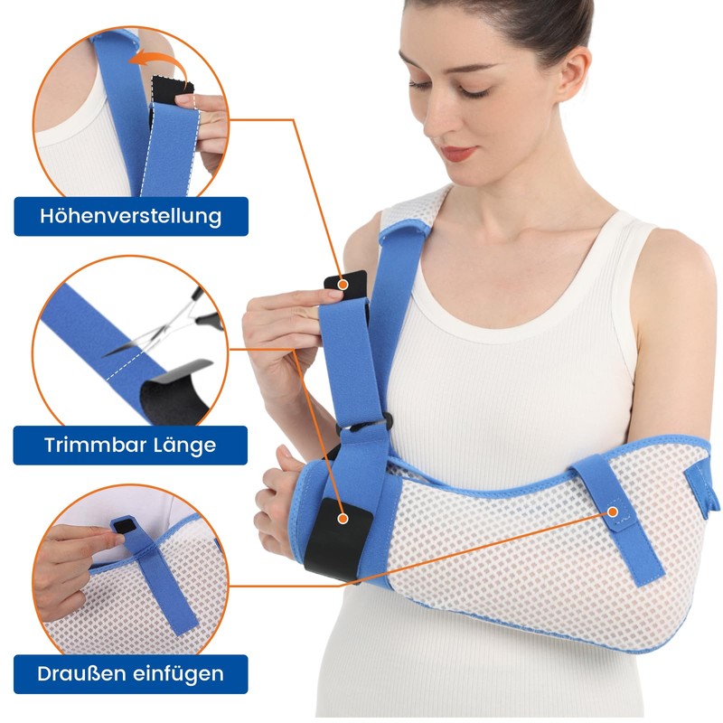 Willcom Arm Sling Shoulder Women Men, Medical Arm Strap for