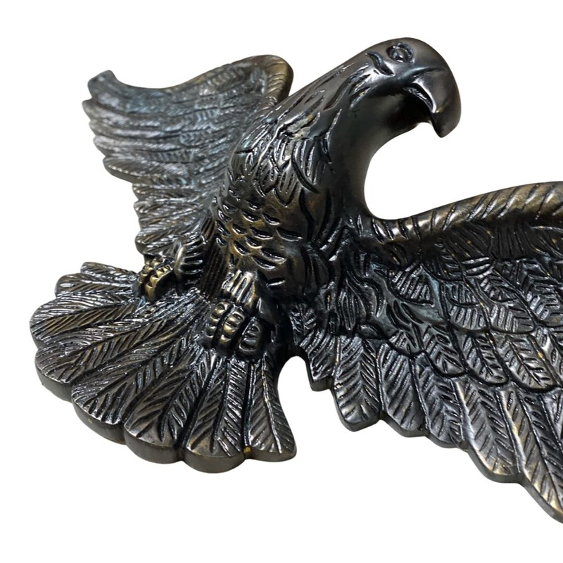 The King's Bay American Eagle Wall Plaque in Hand Darkened