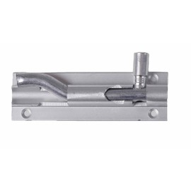 Merriway BH01397 Cranked Door Bolt Aluminium 75mm