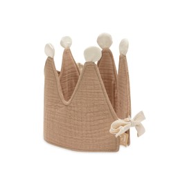Jollein Corona di compleanno per neonati e bambini – Orsacchiotto – Con numeri da 1 a 4 – Corona in tessuto morbido con lacci – Riutilizzabile – Per compleanni, foto e feste per bambini