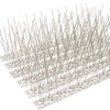 QIEGL Bird Spikes 304 Stainless Steel for Coverage 30Ft 28pcs