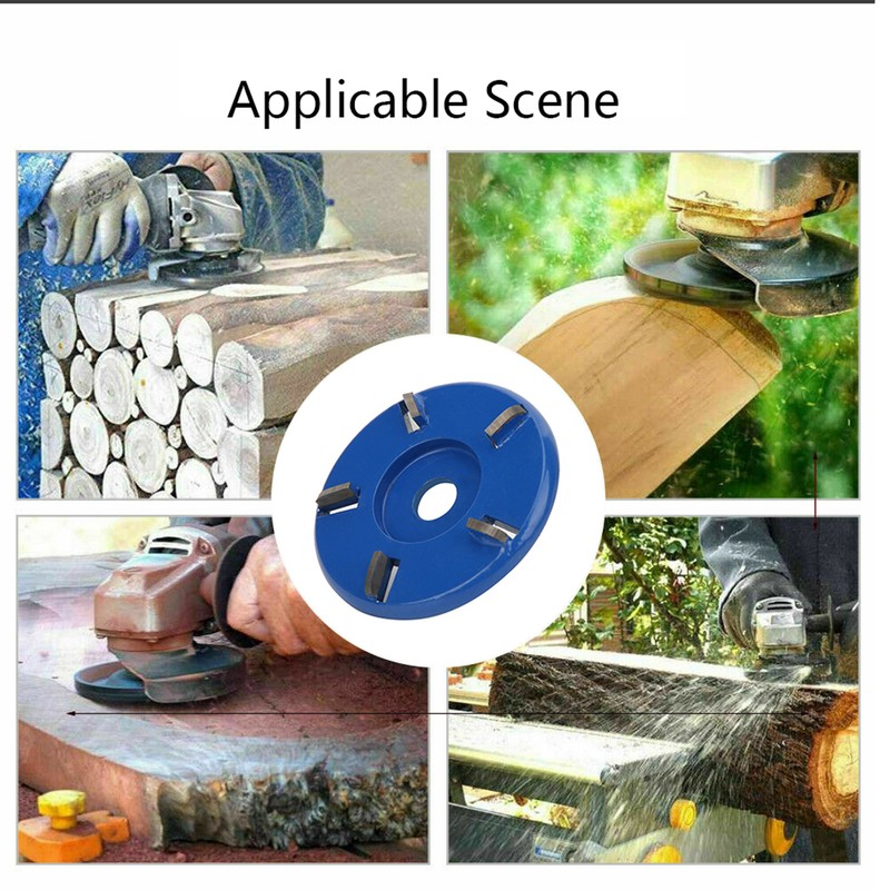 5 Teeth Arc shaped Wood Cutting Disc Woodworking Angle Grinder