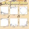 30 Pcs Music Sticky Notes Music Note Pads Musical Memo