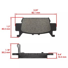 Caltric Front And Rear Brake Pads For Honda Talon 1000 1000R 1000X-4 2019-2024