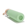 Yomious 20 Oz Borosilicate Glass Water Bottles with Silicone Sleeve