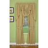 Today's Curtain, Orleans Scallop Curtain, Linen 63" Panel Pair and
