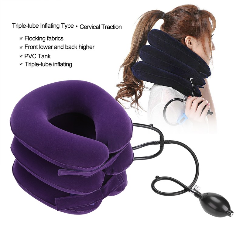 Portable Lightweight Inflatable U Shape Cervical Neck Stretcher Traction Device