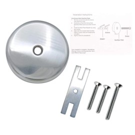 Gold-Hao-The-Bathroom Single Hole Bathtub Drain Overflow Plate/Tub Overflow Drain Ccover with Three