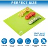 CADONO 5 Pieces Flexible Plastic Cutting Board Mats with Food