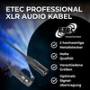 ETEC Professional XLR Audio Cable 3 m Microphone Cable DMX