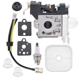 NIMTEK PB-251 Carburetor with Air Filter Spark Plug Tune up Kit for ZAMA RB-K90 Fits Echo PB-255 PB-255LN ES-255 Blowers Replace A021001350 A021001590