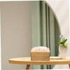 IWOWHERO Bamboo Tissue Box Cover Holder Rectangular Towel Storage Case