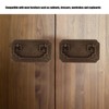Antique Drawer Handle Tetragonal Bat Handle Antique Chinese Retro Style