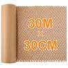 Honeycomb Packaging Paper Roll 30M x 30cm, Alternative to Bubble