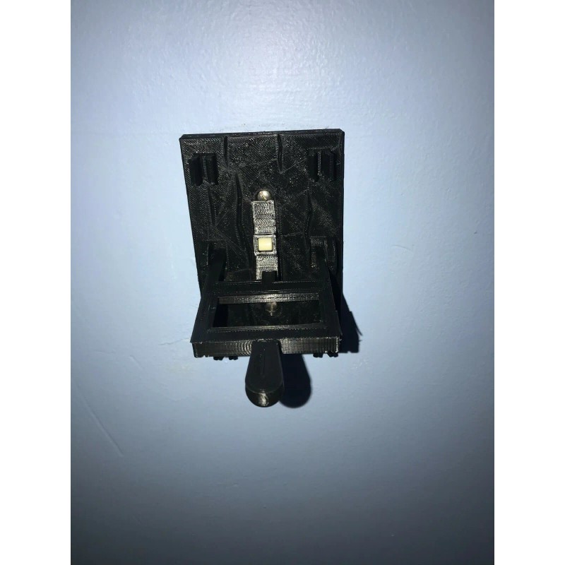 3D Printed Frankenstein Single Toggle Light Switch Cover Plate Flip