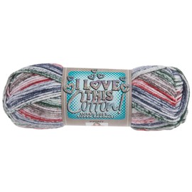 I Love This Yarn 4 - Medium Yarn for Crocheting & Knitting – 153 Yards of Cotton Yarn for Crocheting Blankets, Hats, & More – Craft Supplies for Handcrafting Accessories, Walk in The Park