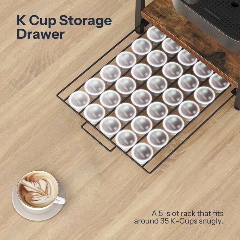 HOOBRO Coffee Pod Holder Organizer for Counter, K Cup Holder,