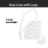 Amarine Made Pair of Double Braided Reflective Nylon Dock Lines