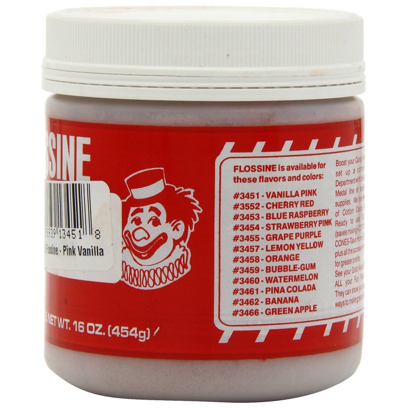Gold Medal Flossine Can, Vanilla Pink