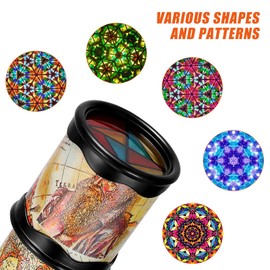 TOYMYTOY Kaleidoscope Classic Magic Novelty Games Crafts Folk Crafts Educational Toys for Kids Kids 2 Pack 6+ (Random Color)