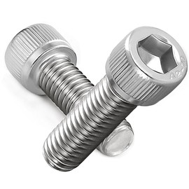 AMLOOPH M4 Screws, M4 X 16mm Allen Socket Head Cap Screws/Bolts - 4mm Diameter Fully Threaded M4 Bolts 16mm A2 Stainless Steel Long Hex Socket Bolt M4 Coarse (Pack Of 20)