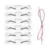 KKPLZZ Plastic Eyebrow Mold, PEVA Soft Shaper DIY Model With