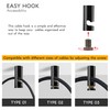LEDSone Ceiling Cable Mount Hook Pack for Swag Pendant and