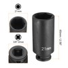 sourcing map Deep Impact Socket 3/8" Square Drive by 21mm