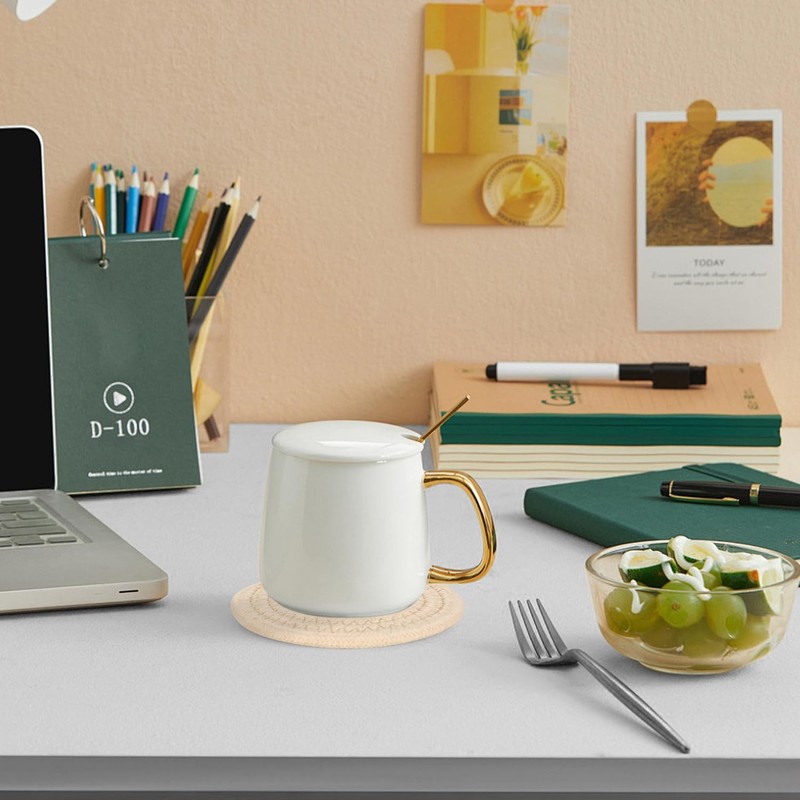 YYGMSS 6 Pcs Coasters Set for Drinks Absorbent Modern Dinning
