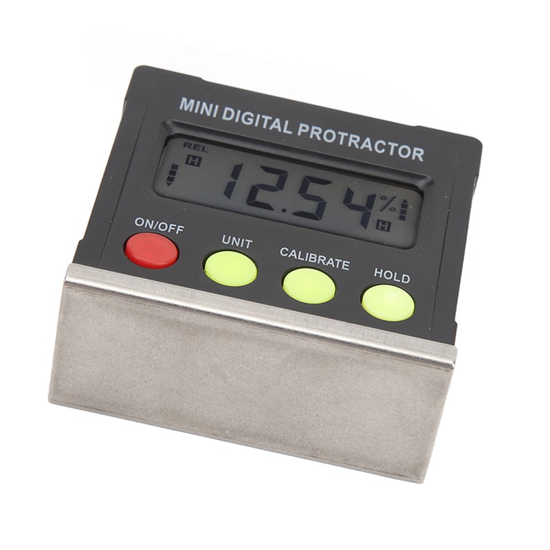 Digital Angle Finder Gauge High Accuracy 4 Botton Electronic Level