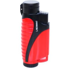 Larchmont Whistler Triple Torch Butane Windproof Lighter (Red)