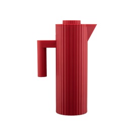 Alessi Plissé MDL12 R - Thermo Insulated Jug in Thermoplastic Resin with Double Wall Thermal Glass Inside, Red