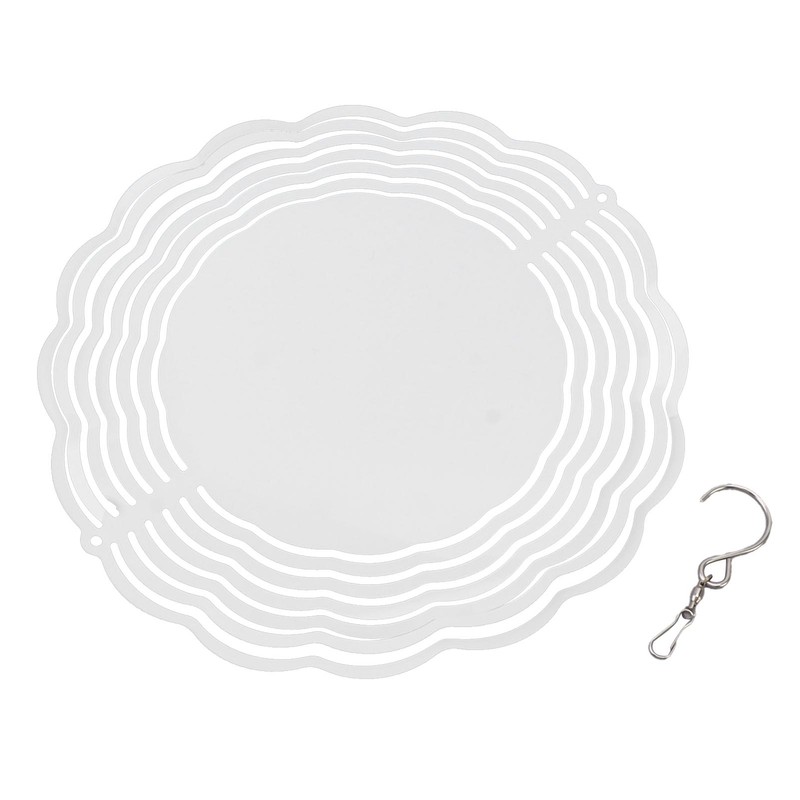 Sublimation Wind Chime Aluminum DIY Blank Wind Turntable for Outdoor