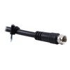 Hyper Tough Black Plastic Staples for 1/4 Diameter Coaxial Cable
