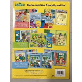 Sesame Street - Busy Monsters Book - Stories, Activities, Friendship and Fun NEW