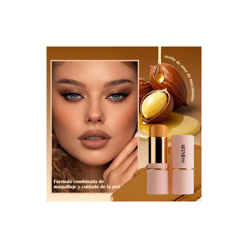 Artmiss Corrector En Barra Cobertura Alta Con Efecto Natural Tono