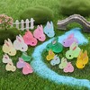 XineYuor Easter Bunny Figures, 28 Pieces Mini Rabbit Figures, Miniature