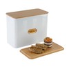 HOME PALETTE Extra Large Bread Box for Kitchen Countertop Corner