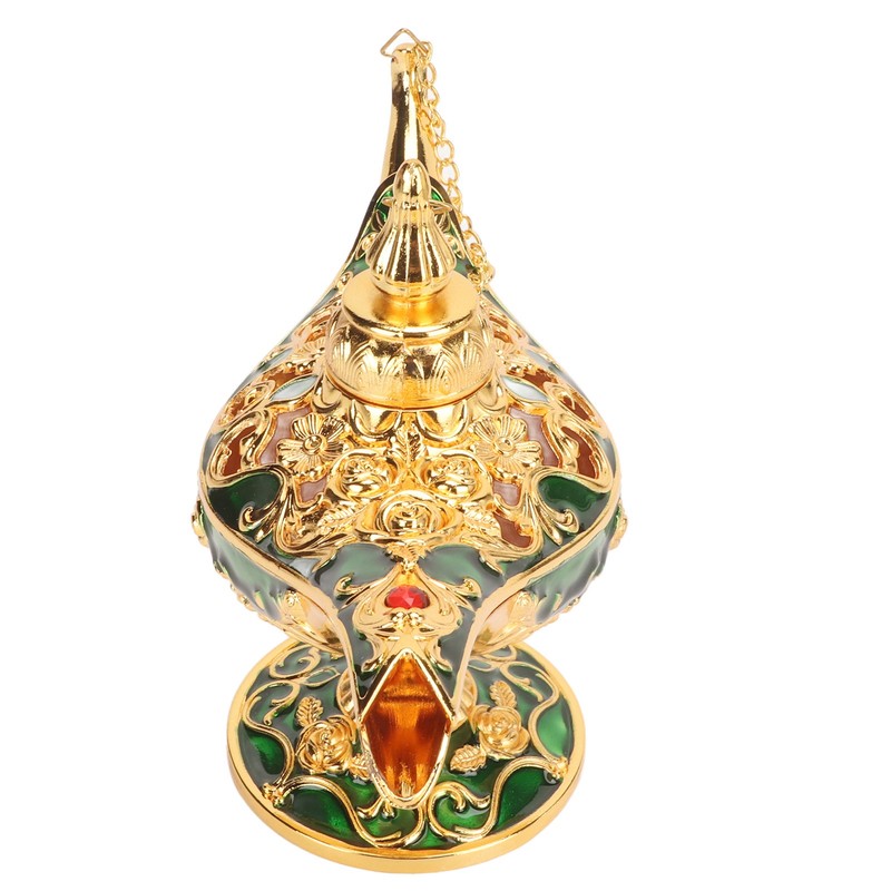 Magic Genie Lamp Exquisite Colorfast Eye Catching Alloy Embossed Pattern