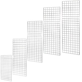 4ft mesh NEW HEAVY DUTY GRID WALL/GRIDWALL MESH CHROME DISPLAY PANEL