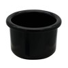 A&H Tool & Die Crock-Style Black Plastic Bird Dish 8