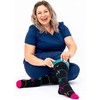 Cheeroyal 1 Pair Plus Size Compression Socks for Women and