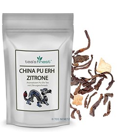 tea`s finest® Pu Erh Tea Lemon - China (250 g)